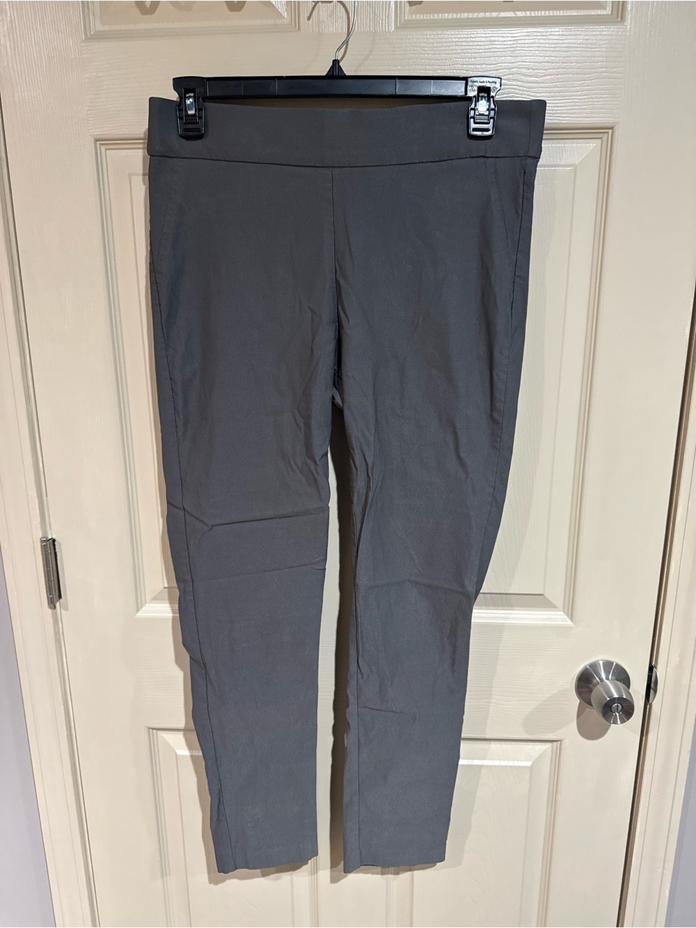 Jones New York Charcoal Straight-Leg Ponte Pants